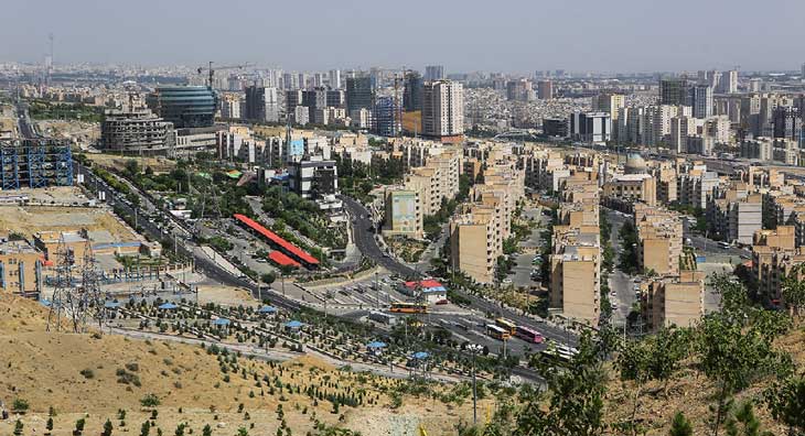 دسترسی های منطقه 22 تهران