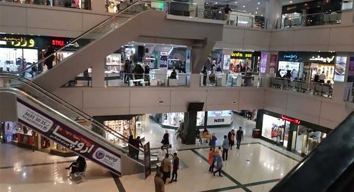 مراکز خرید و مجتمع های تجاری منطقه 22